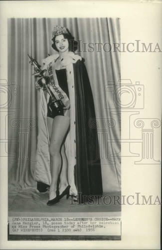1956 press photo mary jane - 1956,